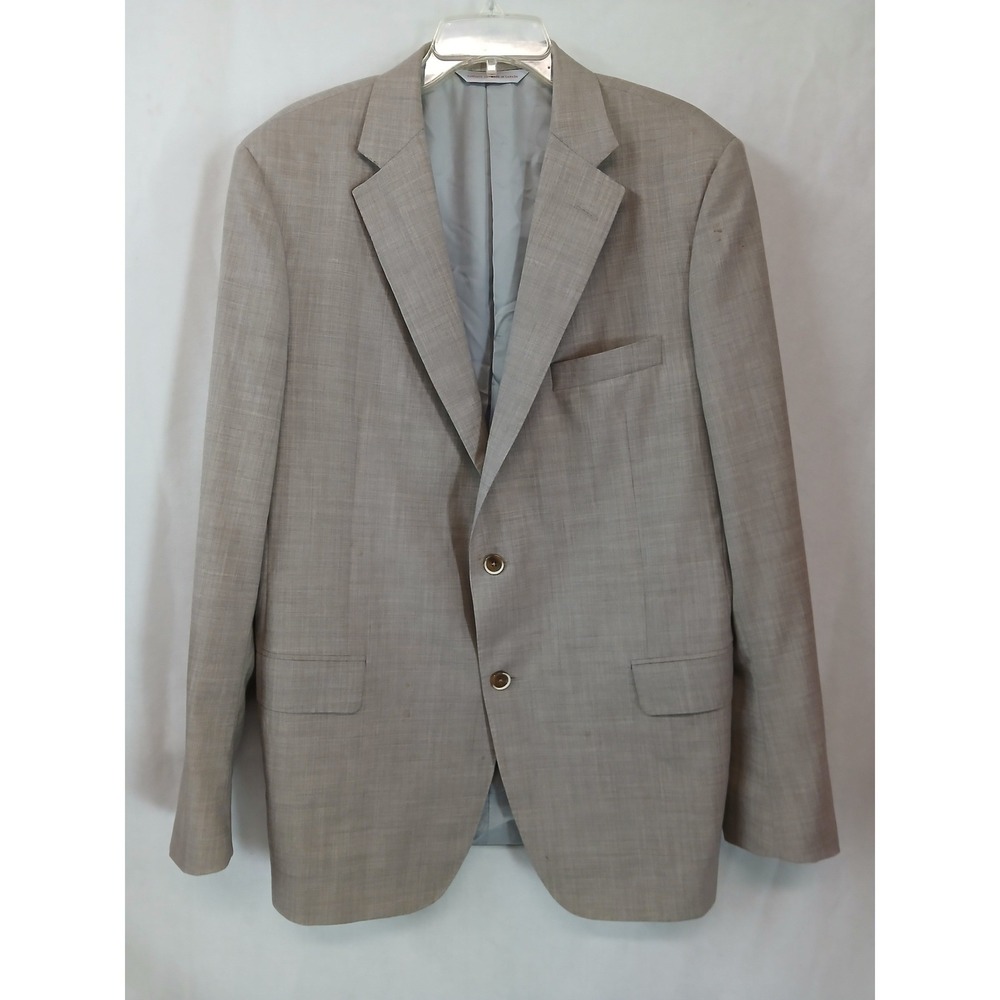 Samuelsohn Loro Piana Pecora Nera Wool Blazer Tan Mens 44L Sport Coat Canada